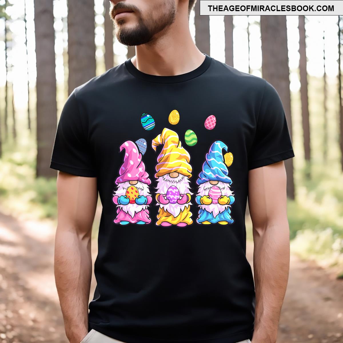 Gnome Easter Easter Outfit Easter Girls T-shirt