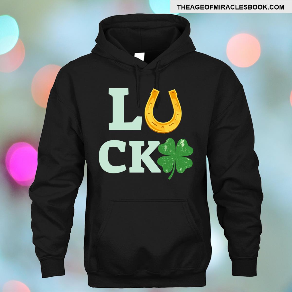 Alternative view of Lucky On St Patrick Day T-shirt