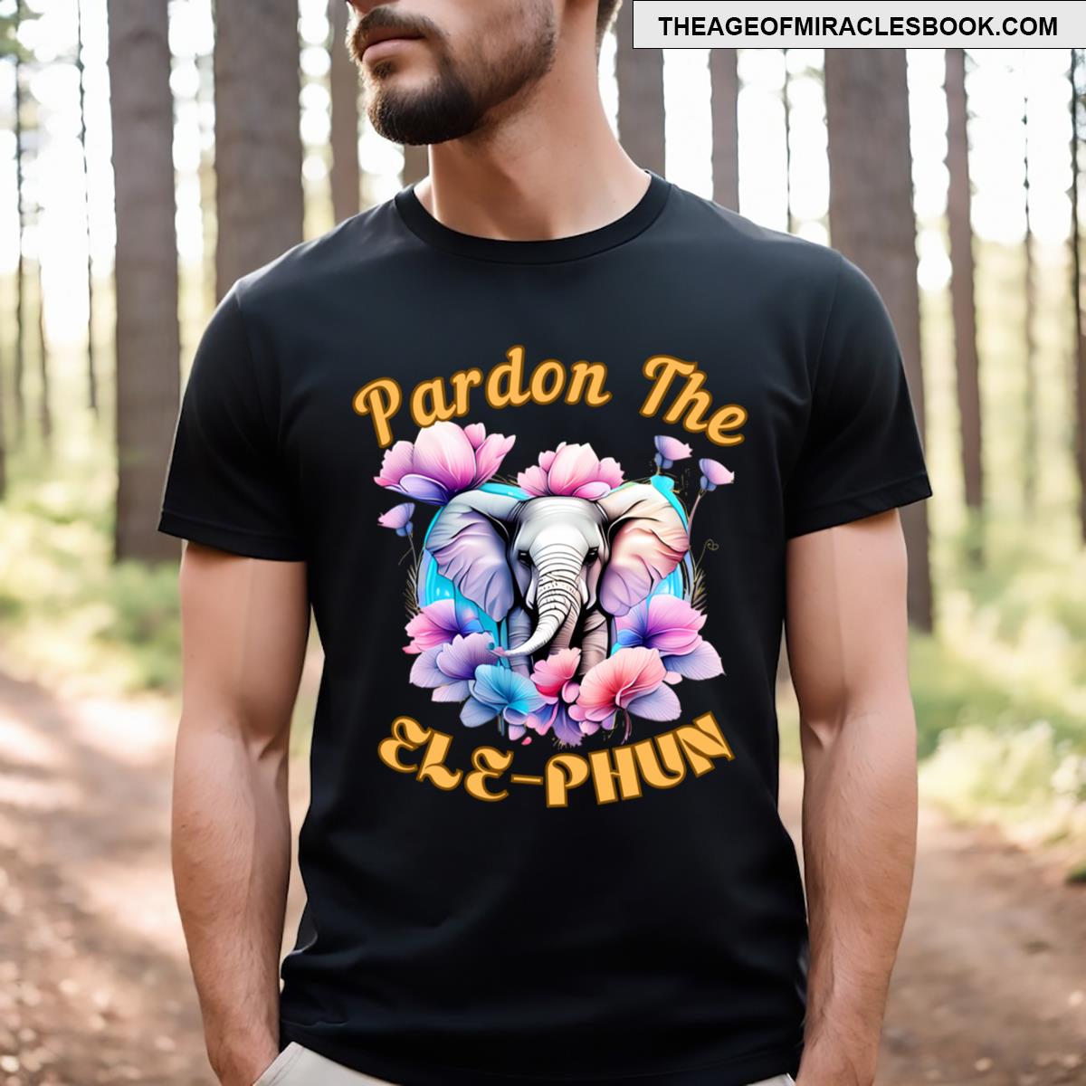 Pardon The Elephun Funny Elephant T-shirt