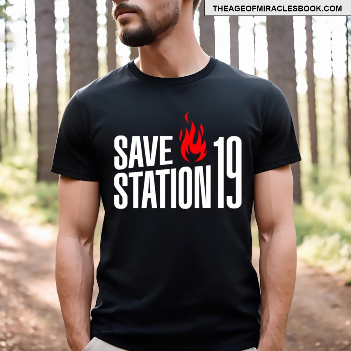 Save Station 19 Large Logo 2 T-shirt