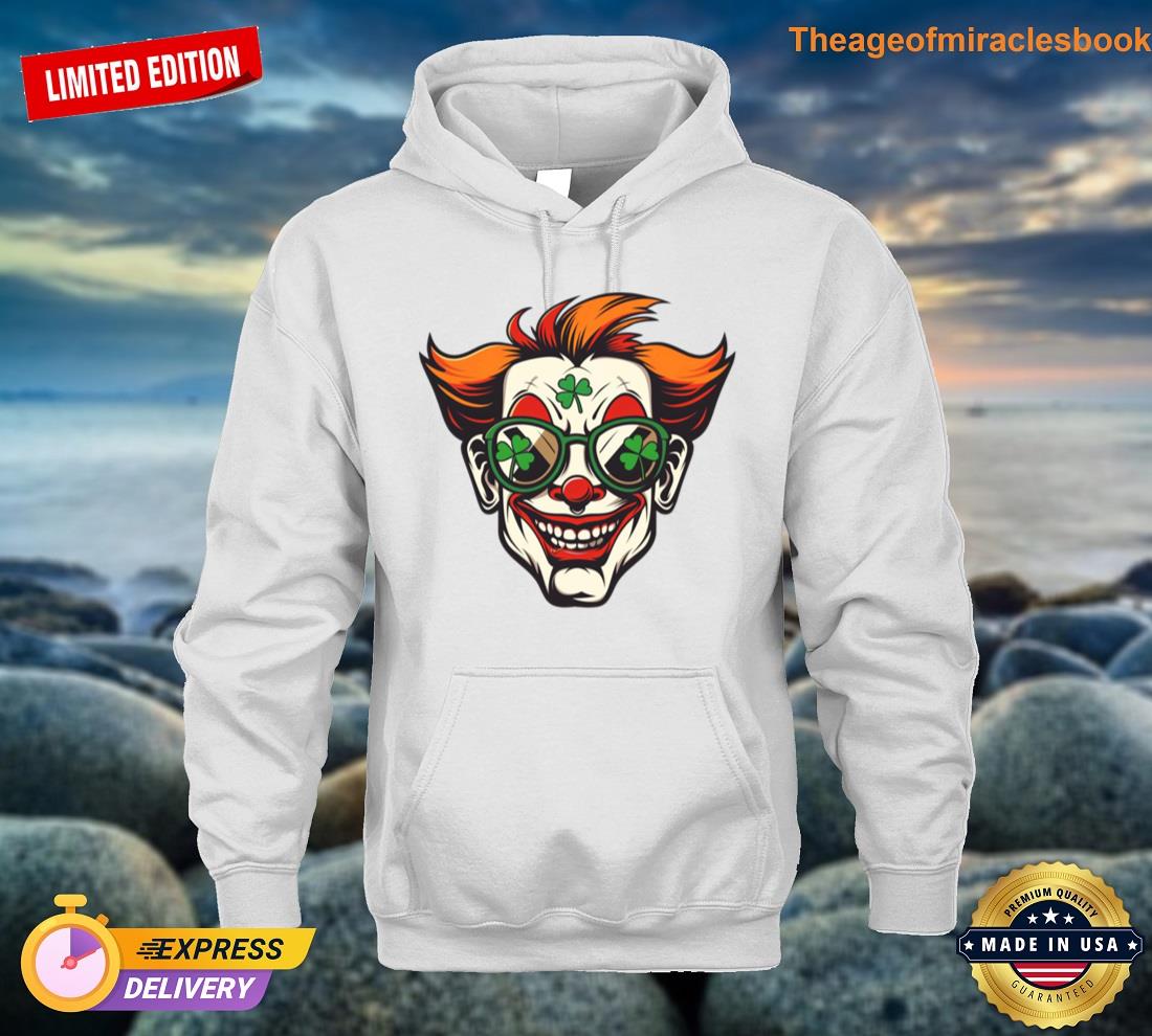 Alternative view of St Patrick Day Smiling Clown T-shirt