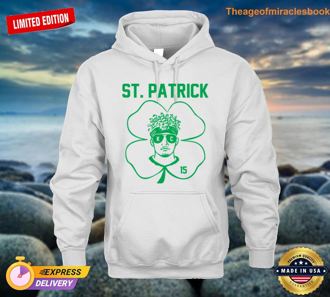 Alternative view of St Patrick Mahomes Green Design T-shirt