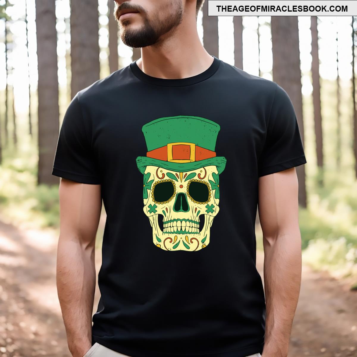 St Patrick’s Day Skull T-shirt