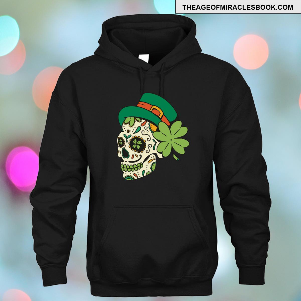 Alternative view of St Patricks Skull T-shirt