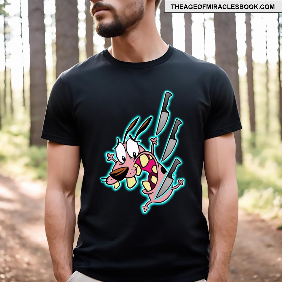 Courage The Cowardly Dog T-shirt