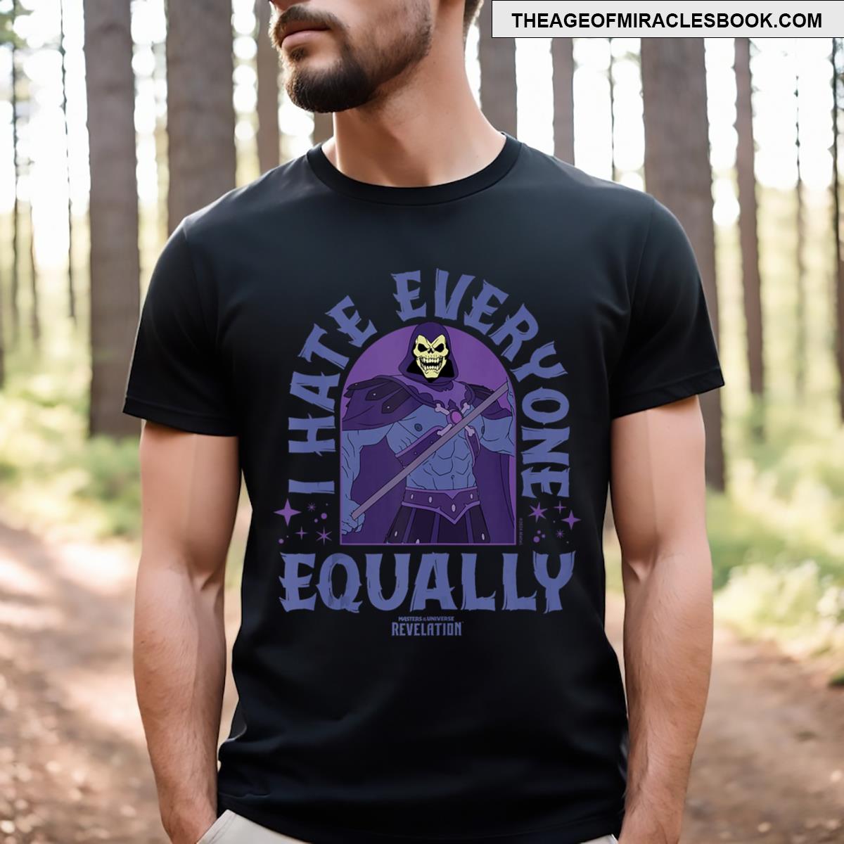 Skeletor Hate Everyone T-shirt