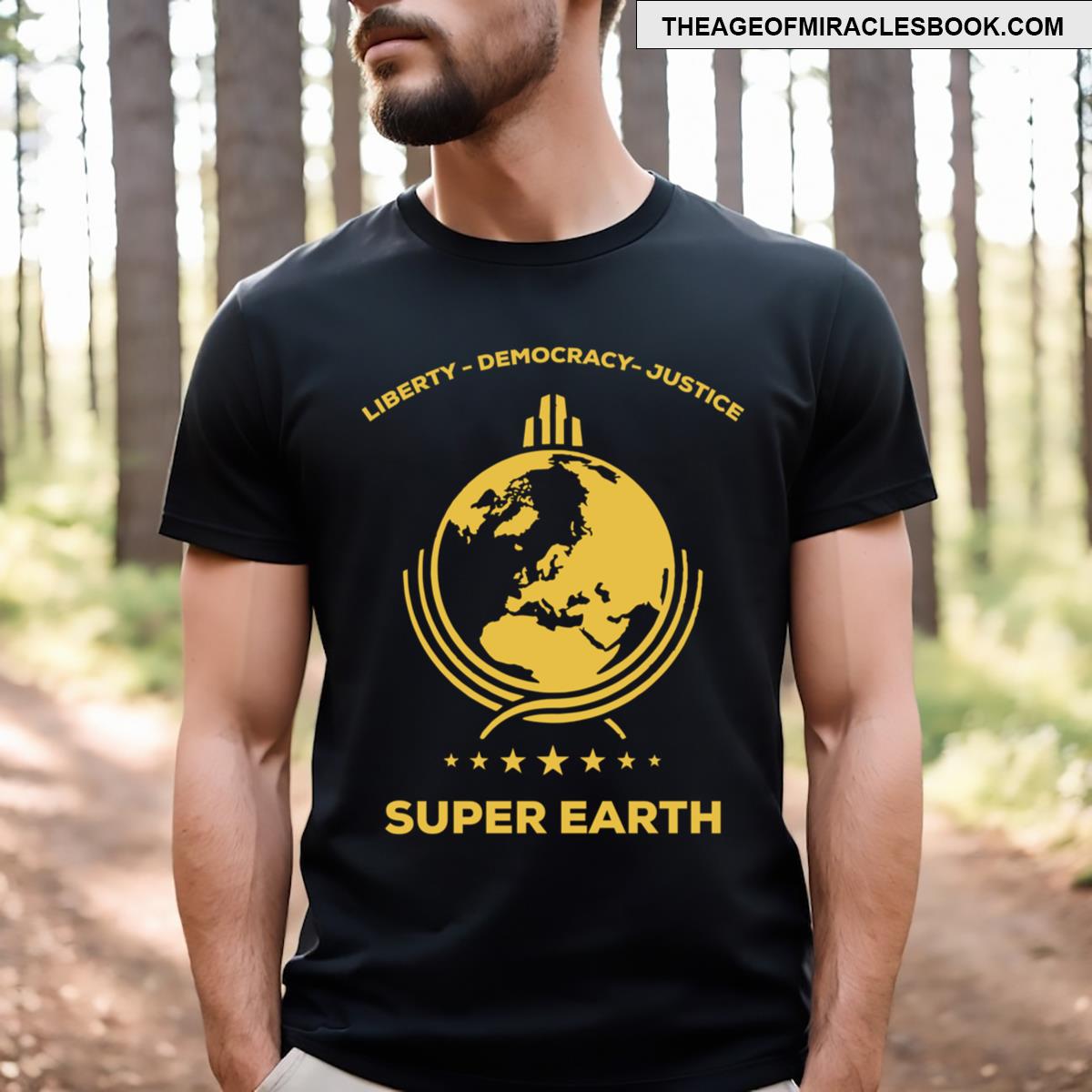 Super Earth Diving Into Hell For Essential T-shirt