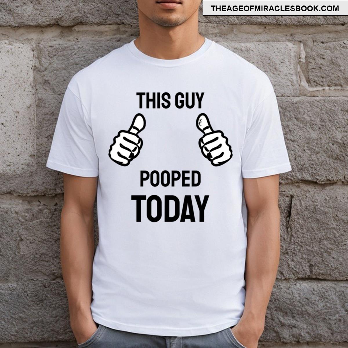 This Guy Pooped Today With Stitch T-shirt