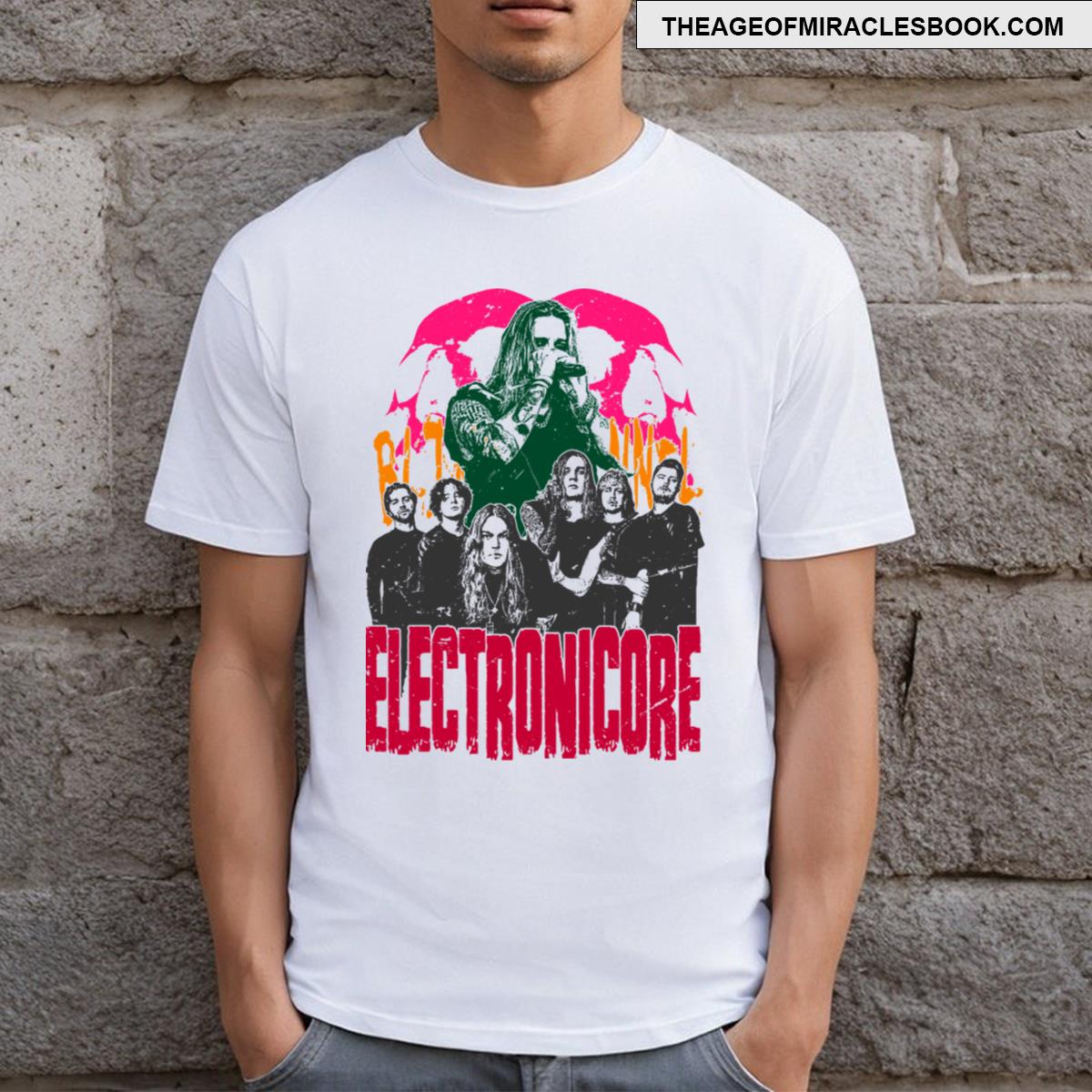 Electronic Pulses Metalcore Heartbeats Collide T-shirt