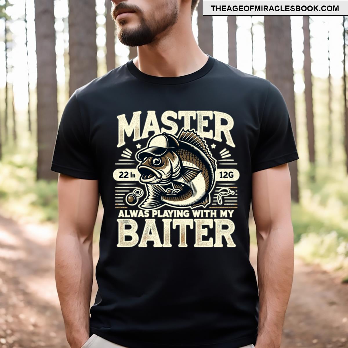 Fish Whisperer Humorous Angling Master Design T-shirt