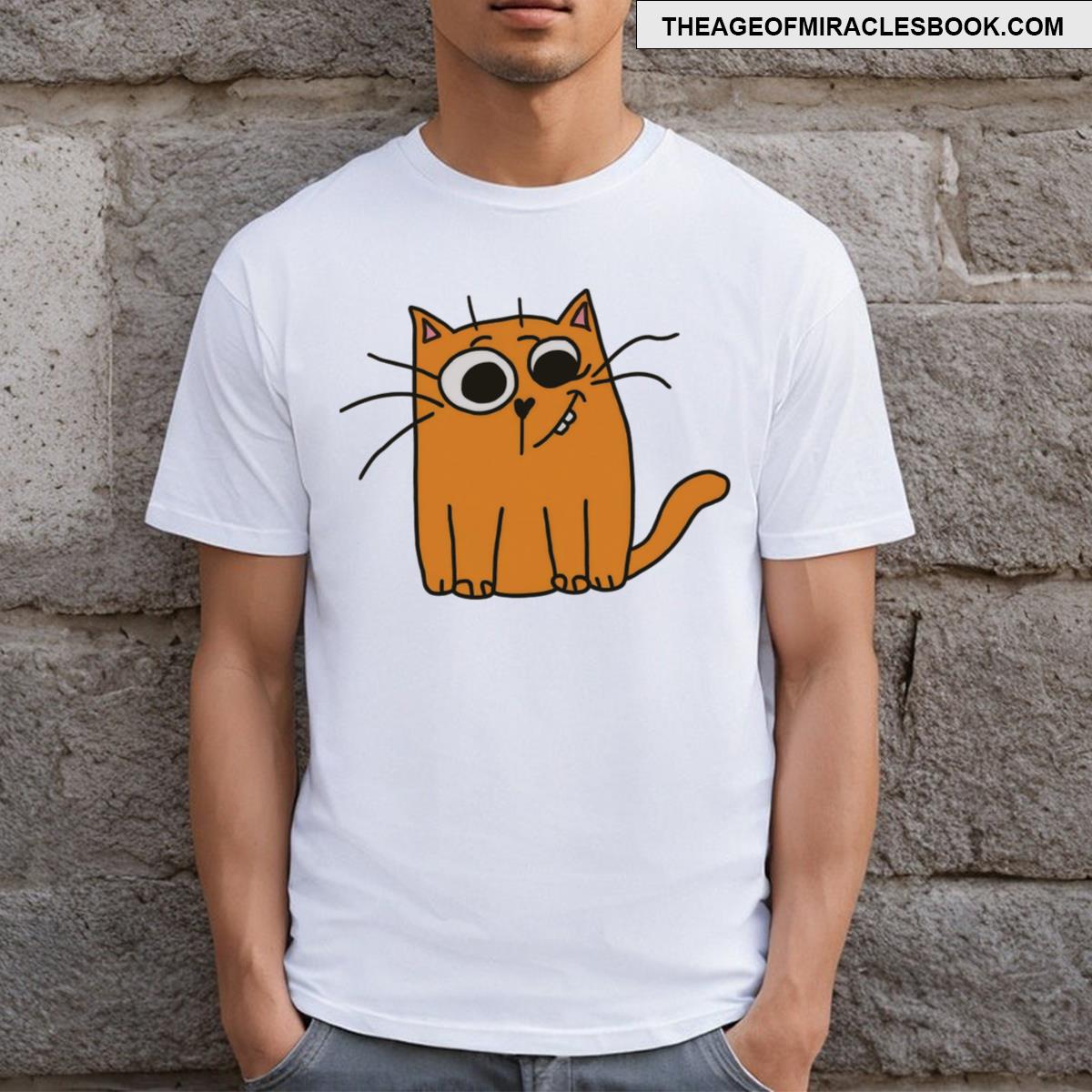 Funny Orange Cat T-shirt