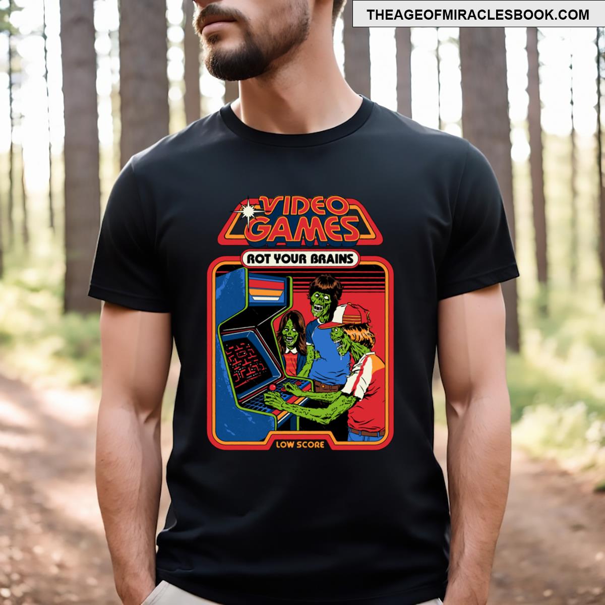 Video Games Rot Your Brains T-shirt