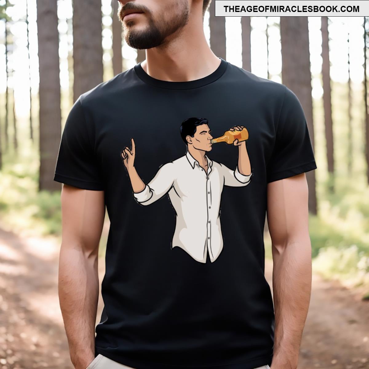 Archer Drinking T-shirt