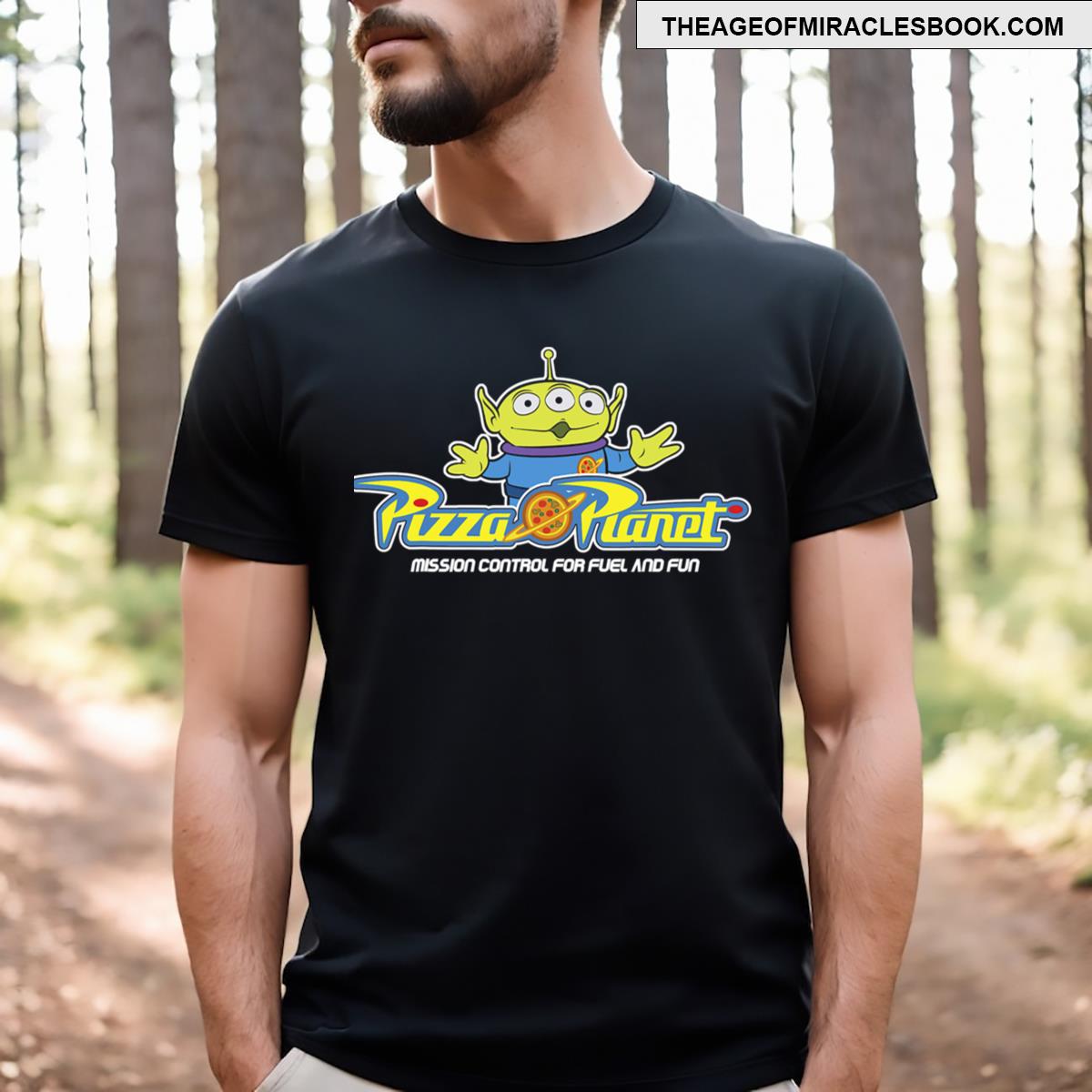 Pizza Planet Checkered T-shirt
