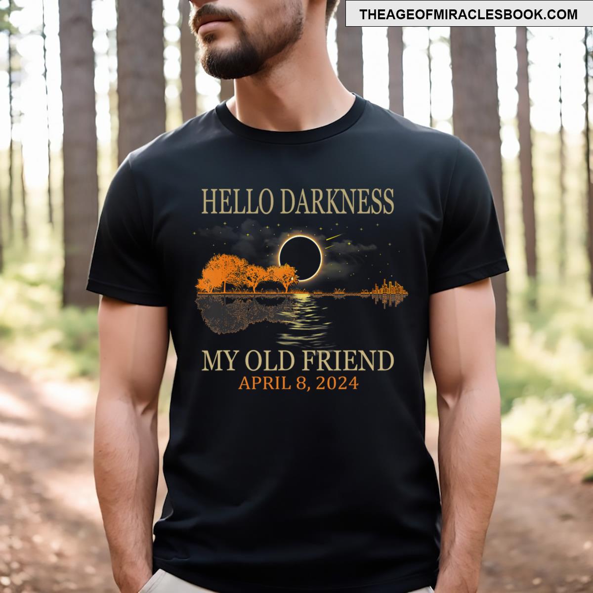 Solare Eclipse 2024 Funny Total Solar Eclipse April 8 2024 T-shirt