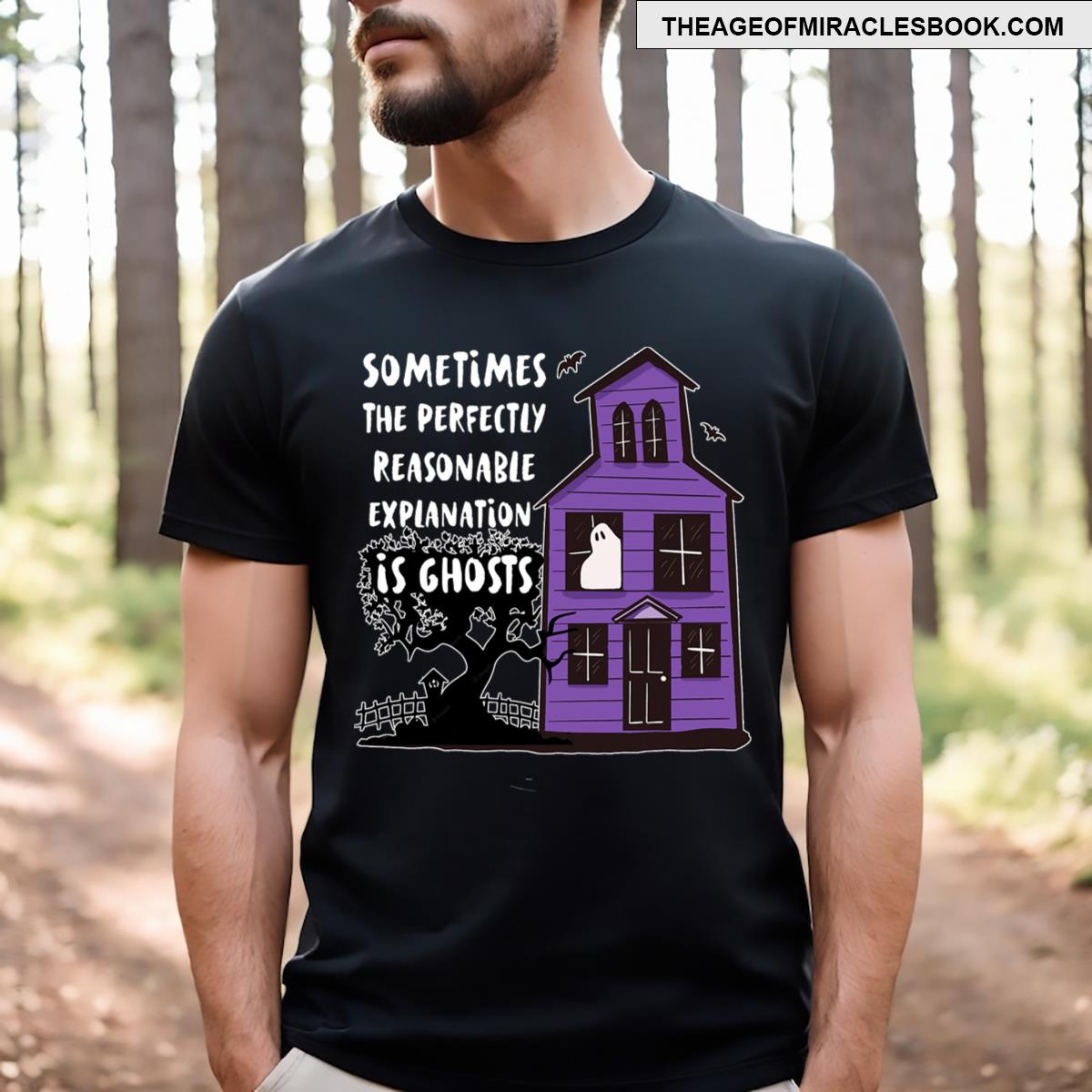 Sometimes The Perfectly Reasonable Explanation Is Ghosts T-shirt