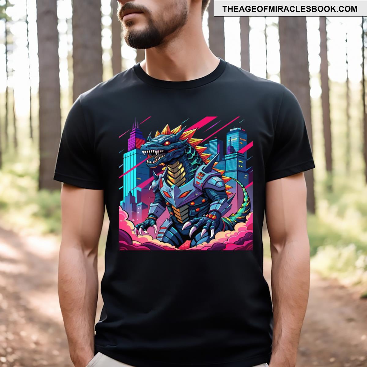 Cyber Robot Godzilla T-shirt