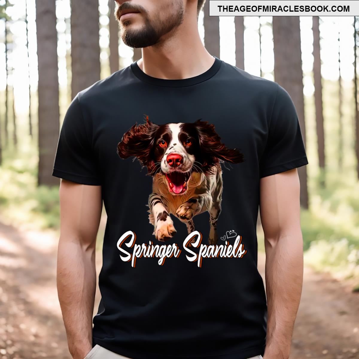 English Elegance Springer Spaniels T-shirt