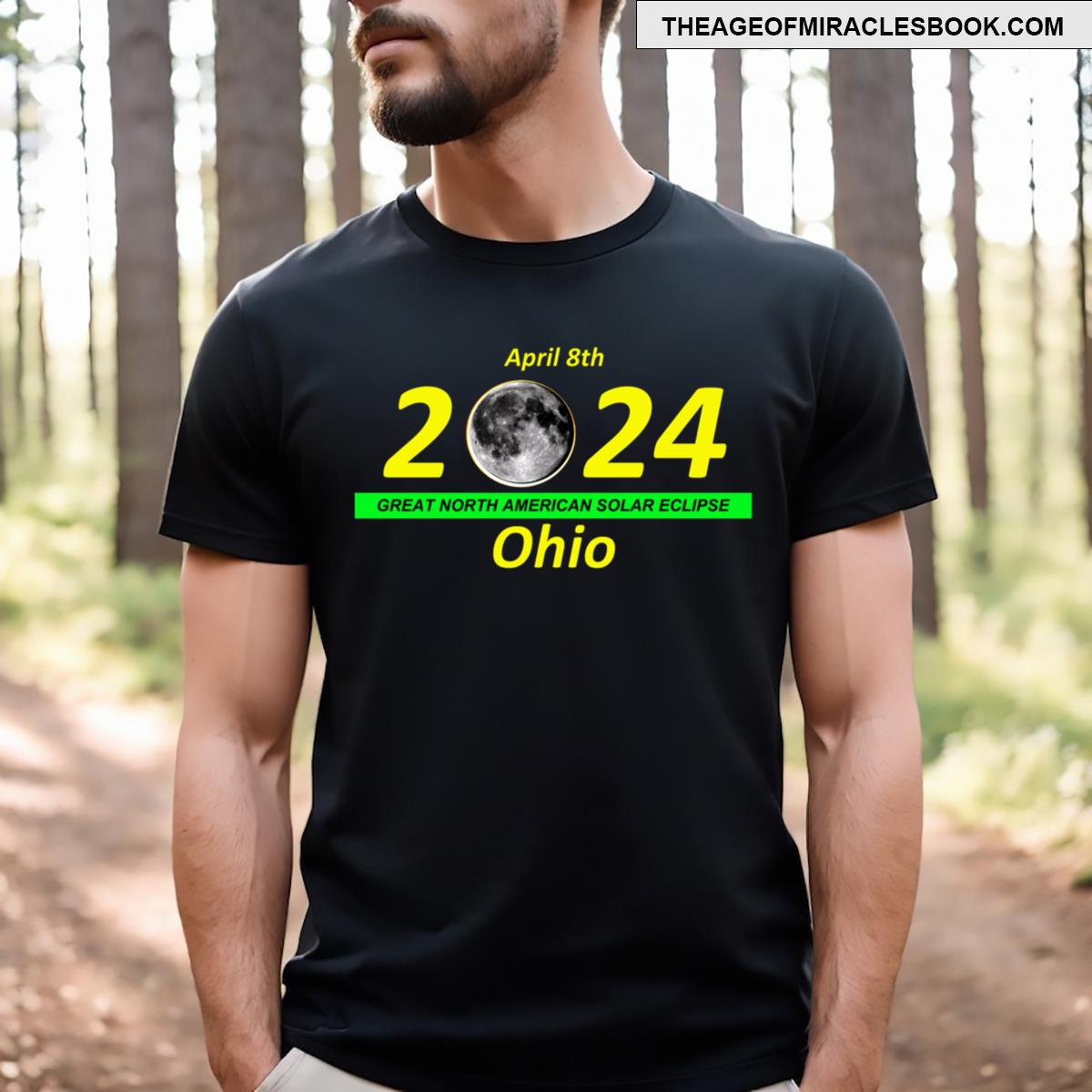 Great North American Solar Eclipse Ohio T-shirt
