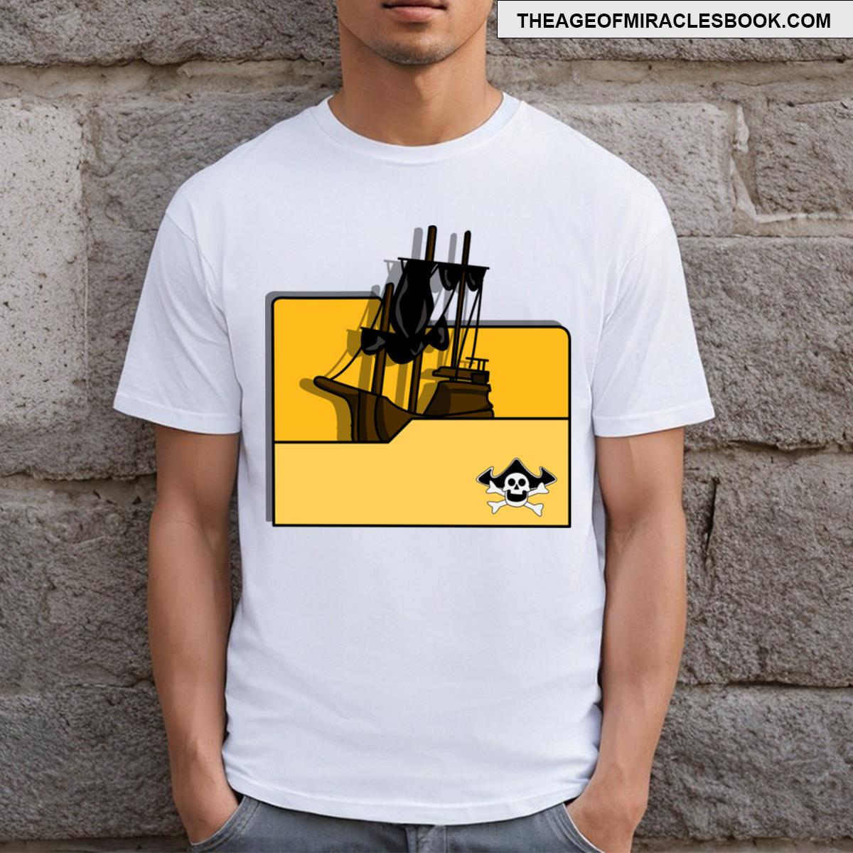 Pirate Ship Folder Icon T-shirt
