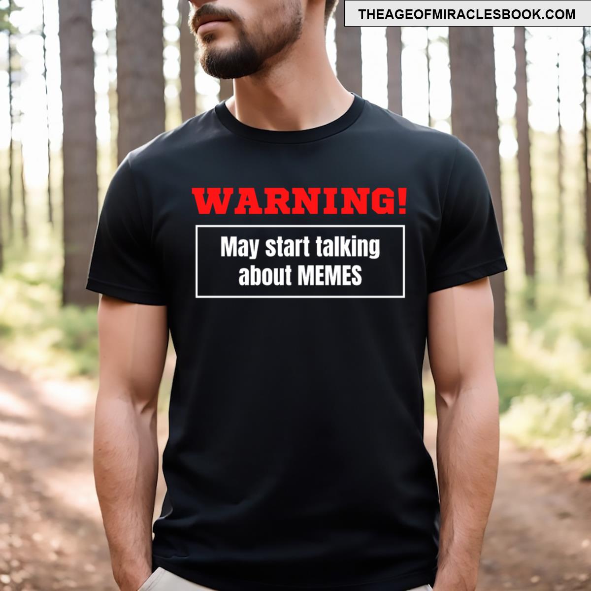 Warning May Start Talking About Memes Essential T-shirt