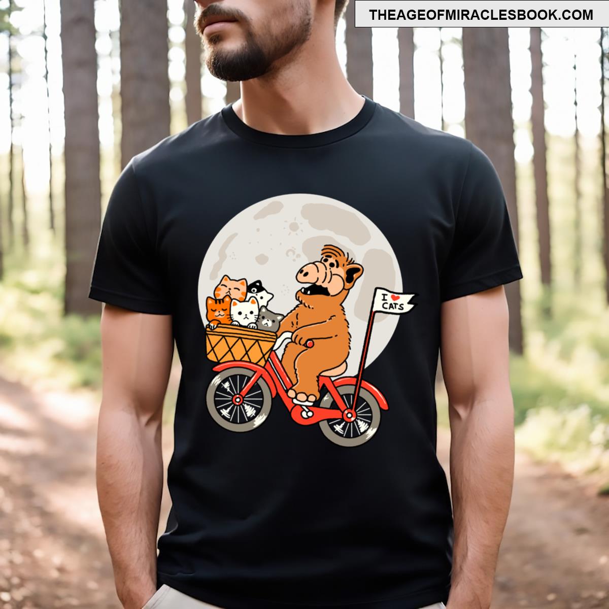 Alien Loves Coffee T-shirt