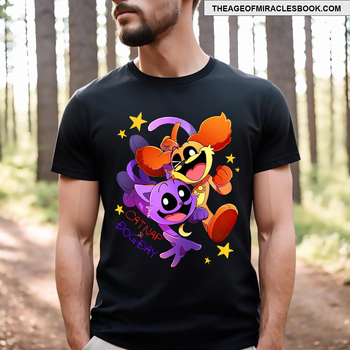 Funny Smiling Critters Characters T-shirt