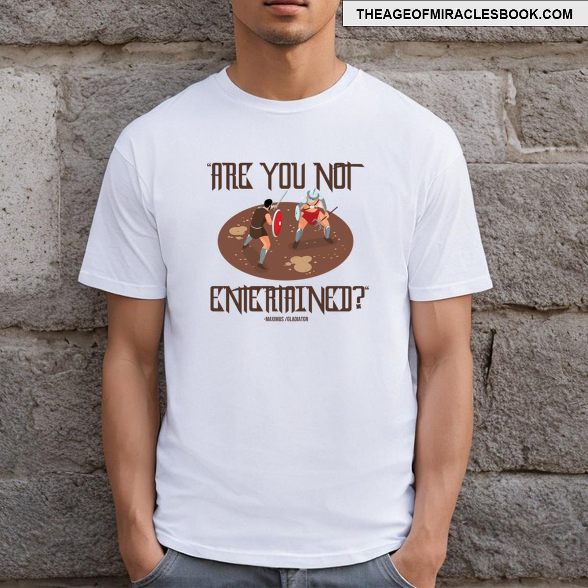 Gladiator Maximus Quote T-shirt