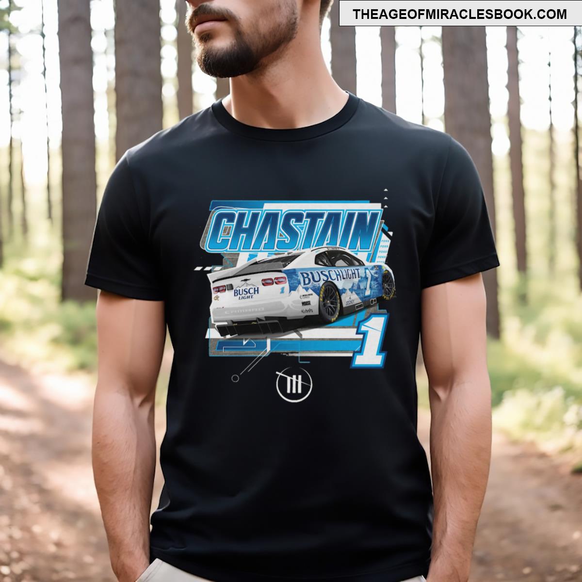 Ross Chastain Charcoal Car T-shirt