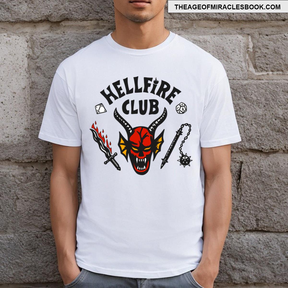 Stranger Things Hellfire Club Logo T-shirt