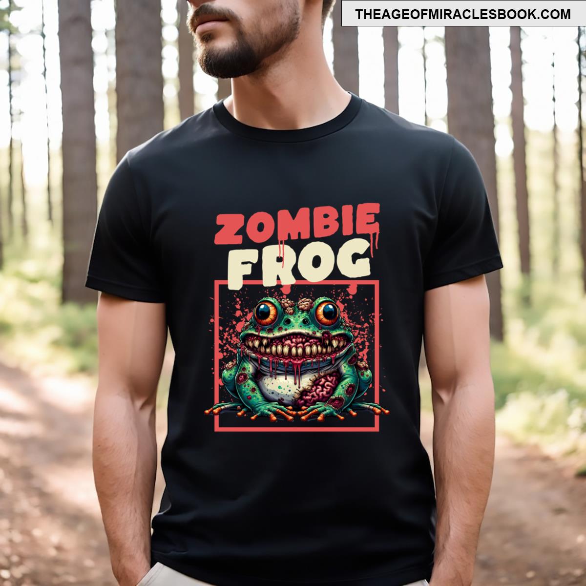 Zombie Frog Funny Essential T-shirt