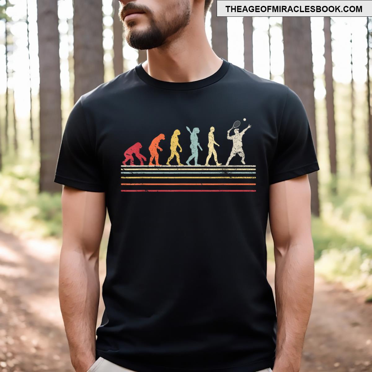Funny Tennis Retro Style T-shirt