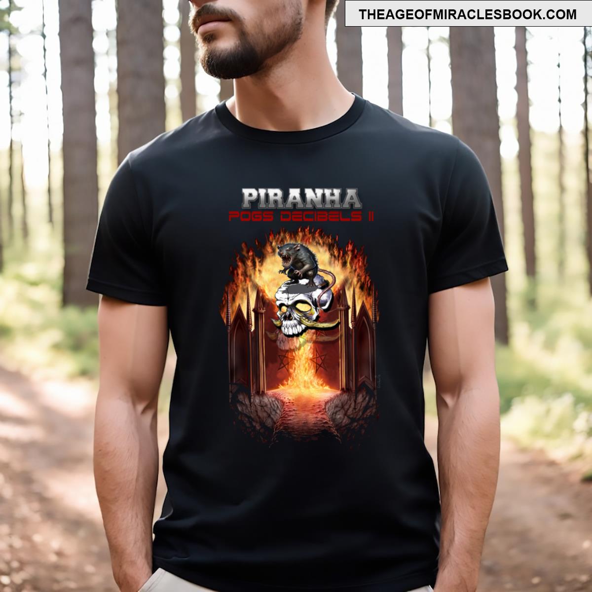 Piranha Pogs Decibels Ii T-shirt