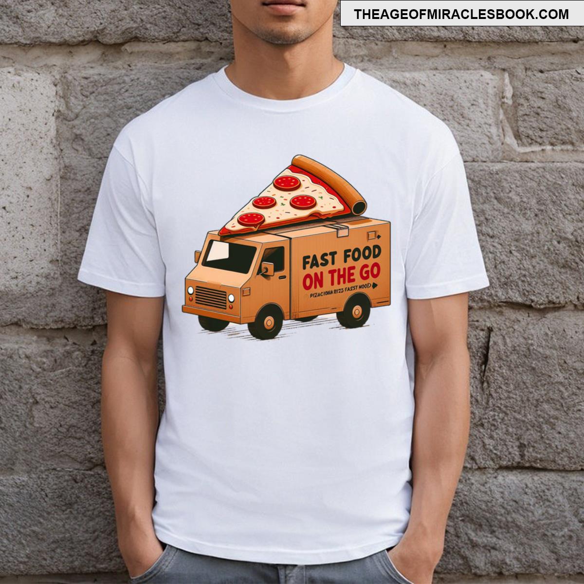 Pizza On Wheels T-shirt