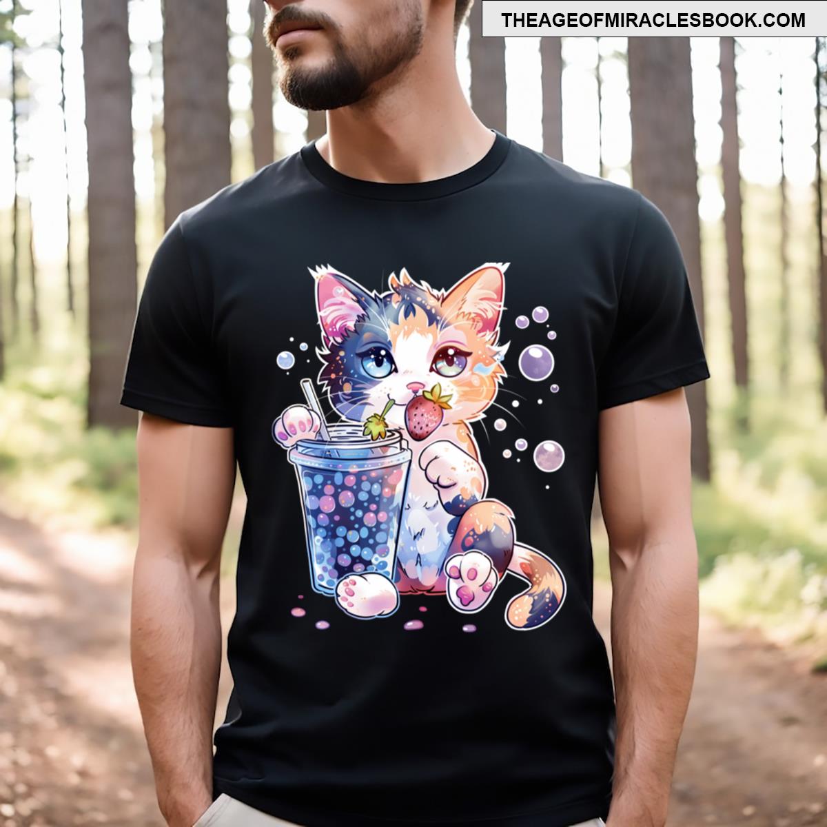 Cat Inspired Strawberry Recipes T-shirt
