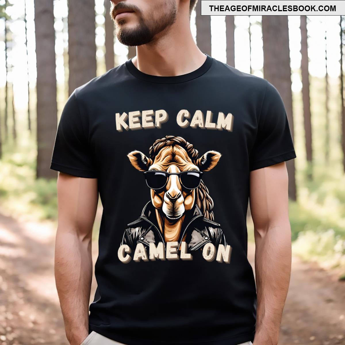 Cool Camel Keep Calm Camel On T-shirt