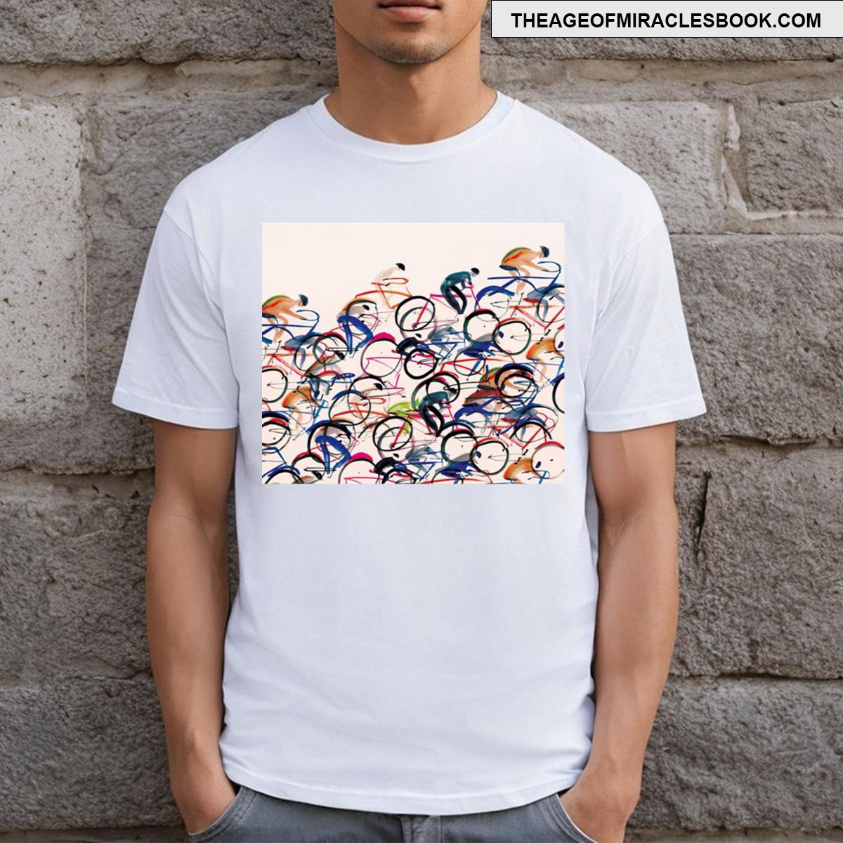 Cycling Race Art T-shirt