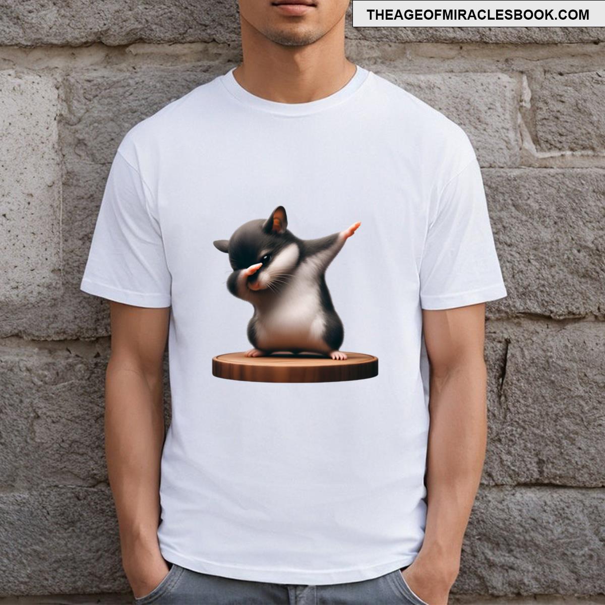Dabbing Sad Hamster Meme T-shirt