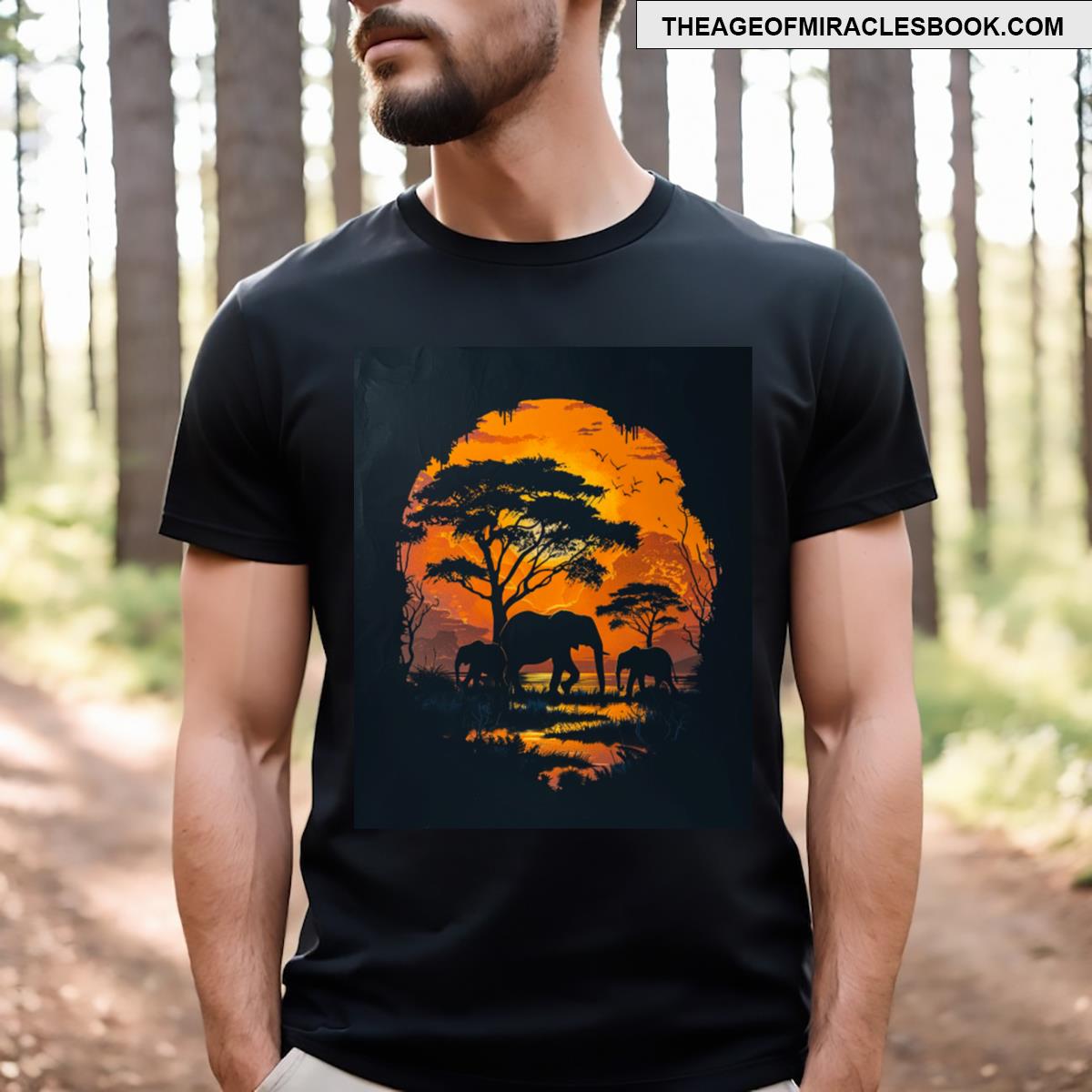 Elephant Crossborder Migration T-shirt