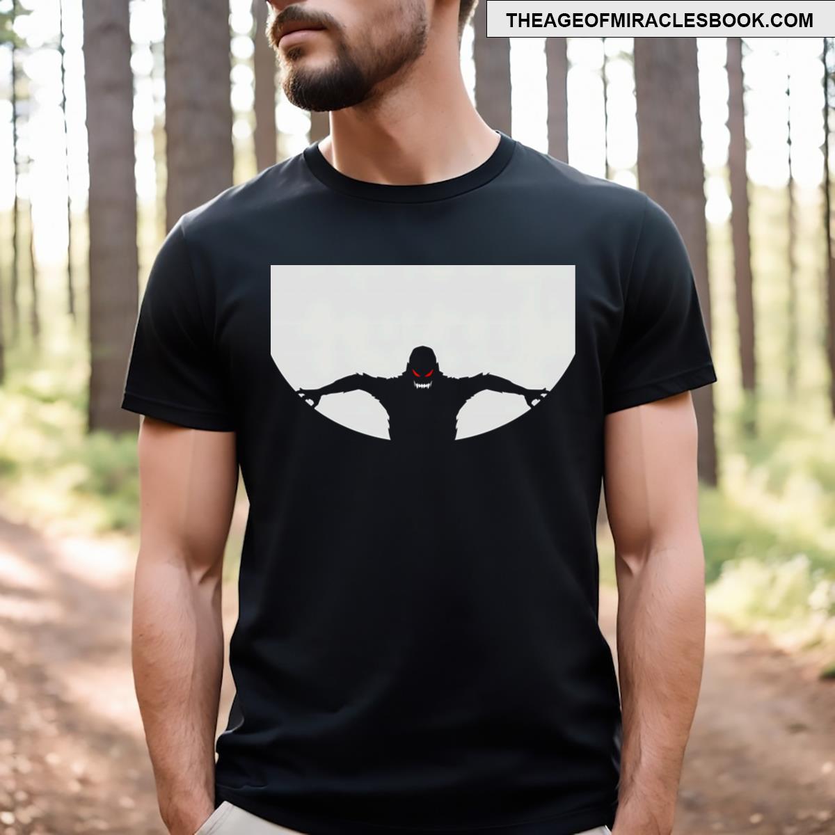 Minimalistic Monster Glowing Eyes T-shirt