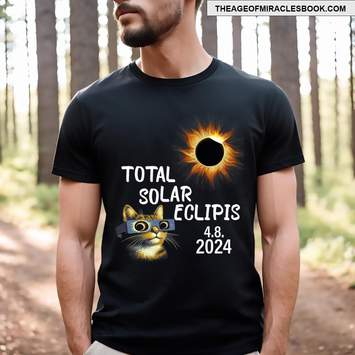 2024 Solar Eclipse American Totality Spring 40824 T-shirt