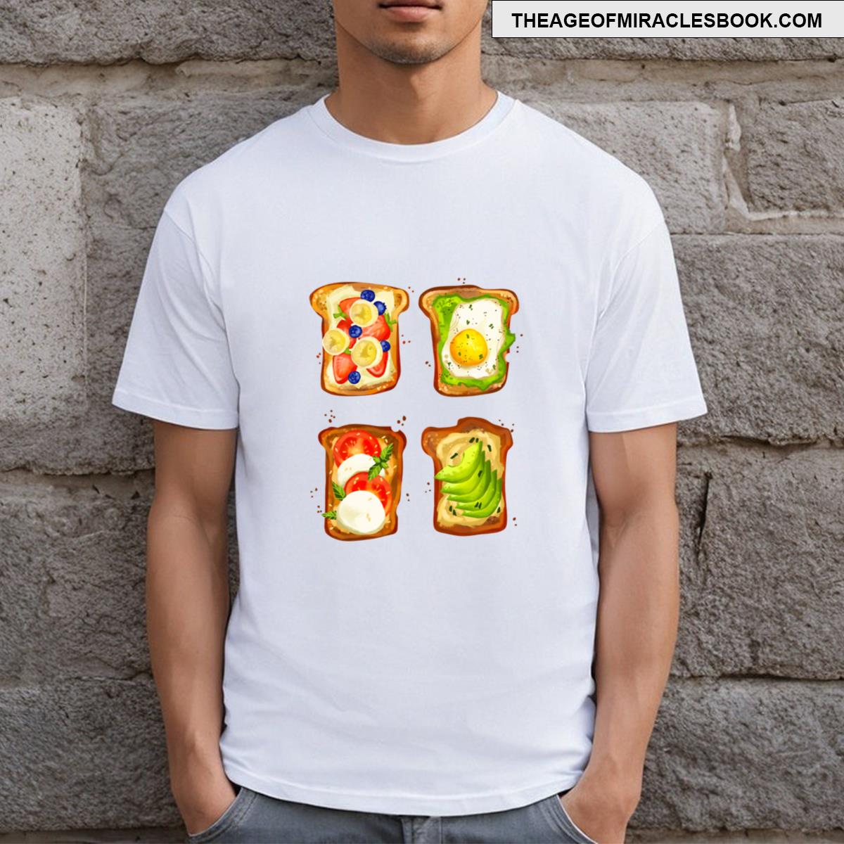 Breakfast Toasts Avocado Toast Sandwich T-shirt