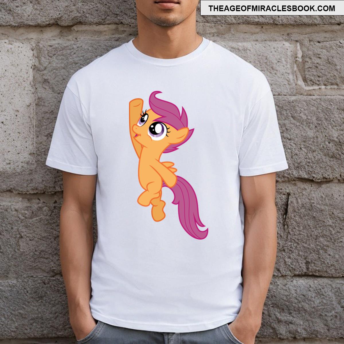 Jumping Scootaloo T-shirt