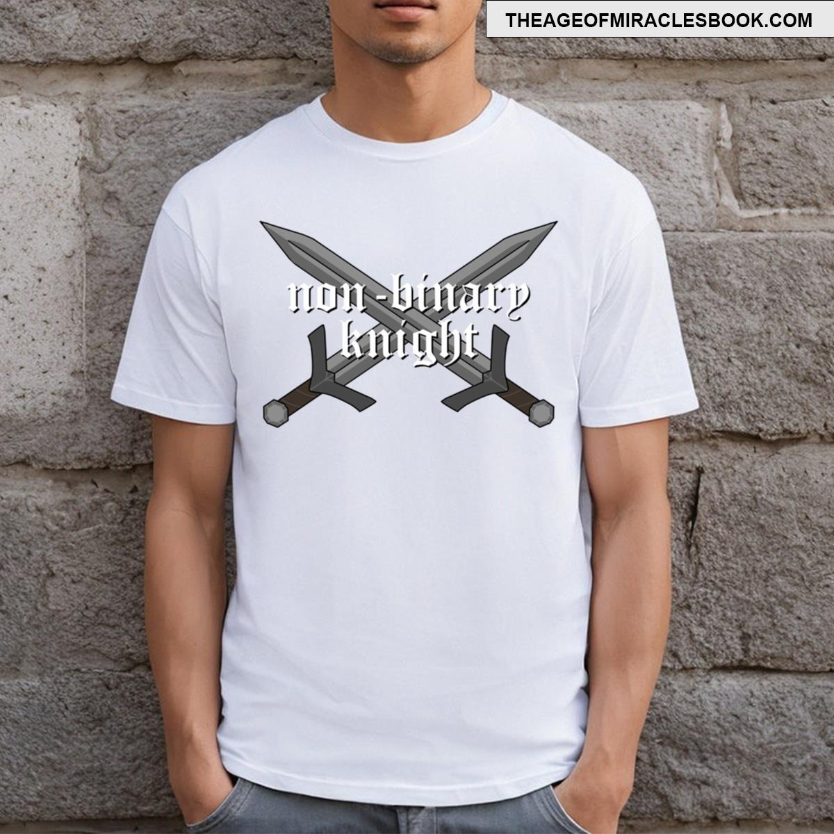 Nonbinary Knight Swords T-shirt