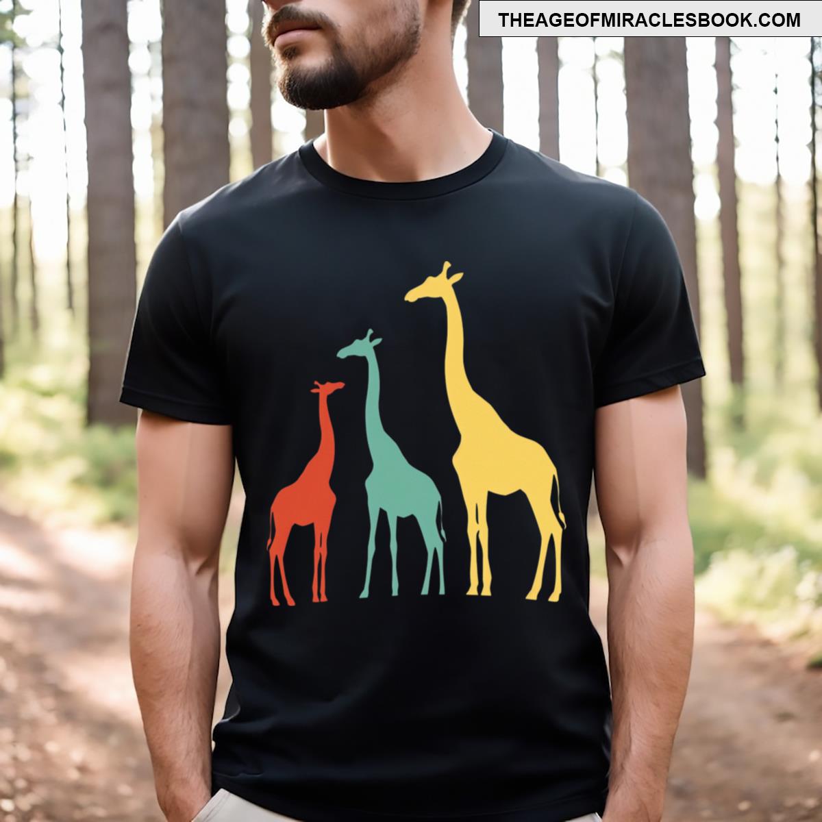 Quirky Giraffe Tee Trends T-shirt