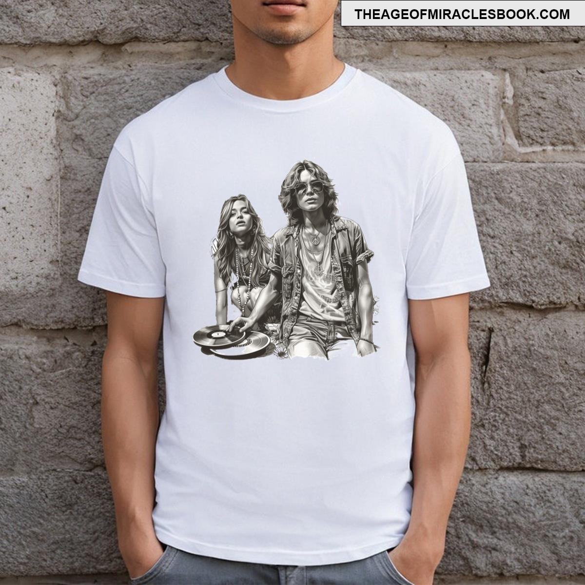 Retro Rhythms A Vinyl Vibe T-shirt