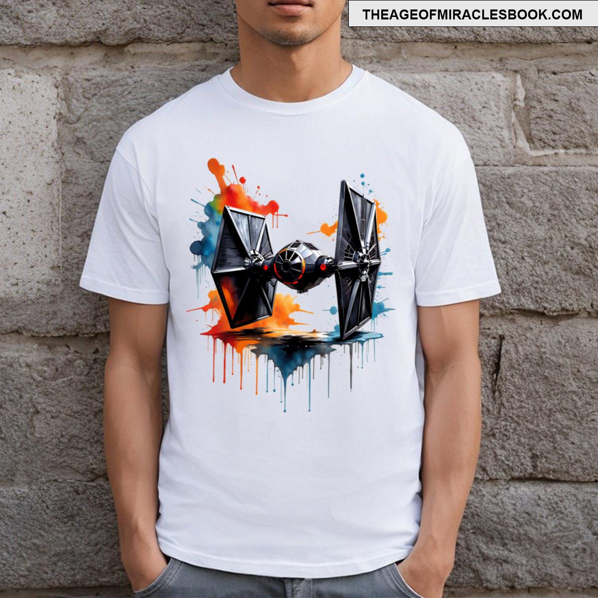 Tie Fighter Splash Art T-shirt