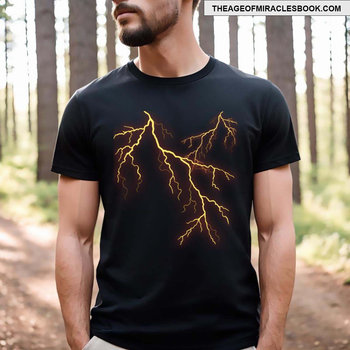 Yellow Lightning Bolts T-shirt