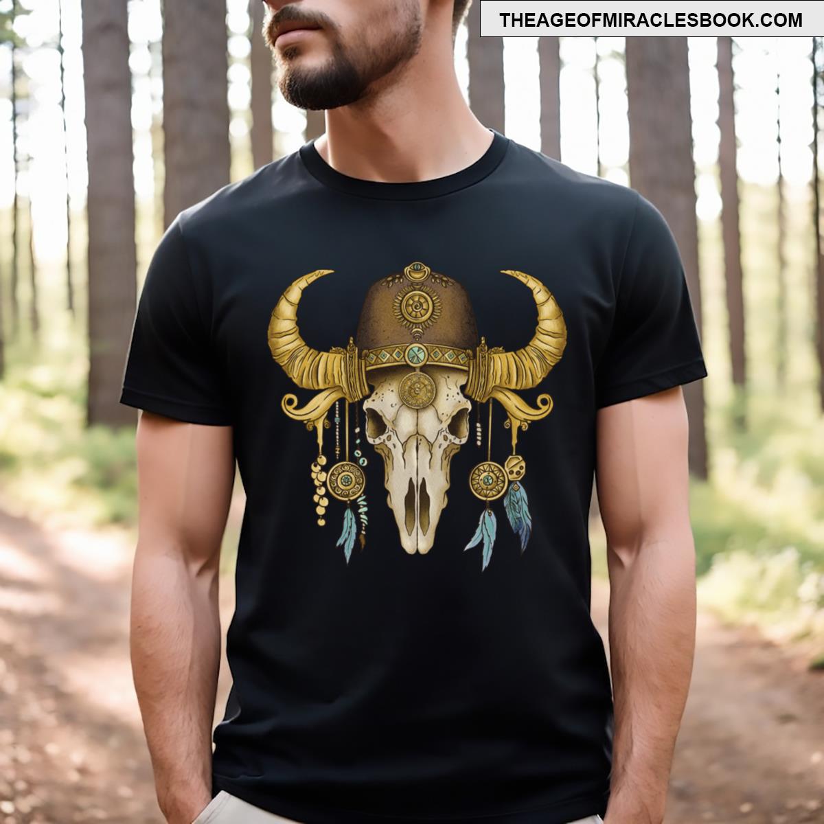 Buffalo Skull Wild West T-shirt