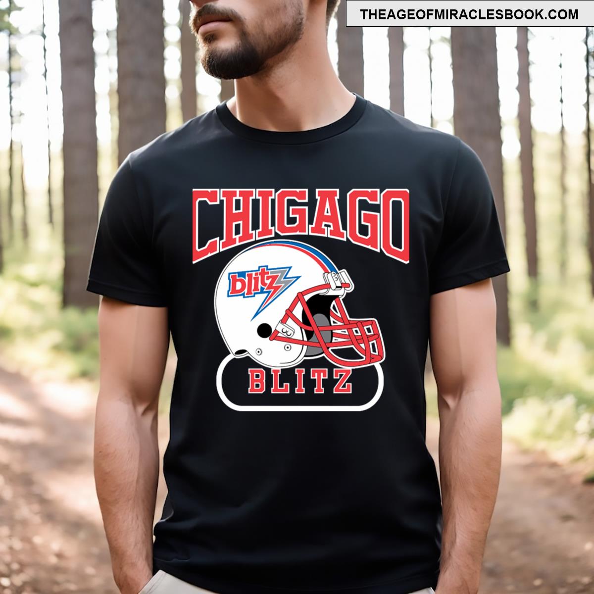 Chicago Blitz Helmet T-shirt